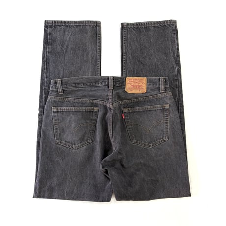 80's Levi's 501 "先染め" Black Denim Pants W36 USA製