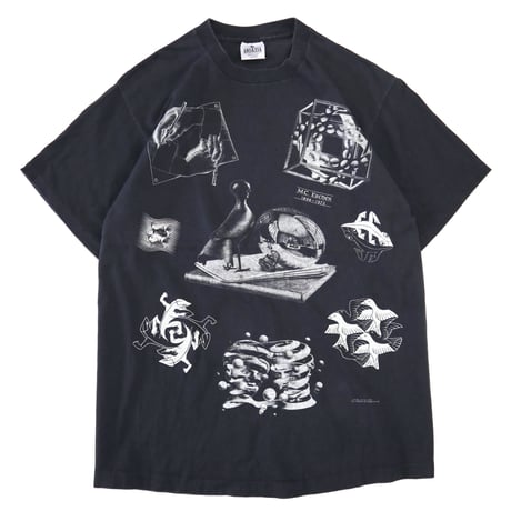90's ANDAZIA "M.C. Escher Multi" Tシャツ XLサイズ USA製
