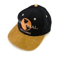 NOS 90's Universal Pictures "Suede Brim" 6-Panel Cap
