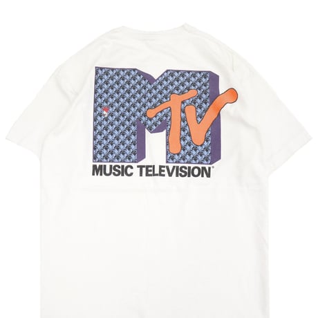 ～90's Fruit of the loom "MTV" 両面 プリント Tシャツ XLサイズ USA製