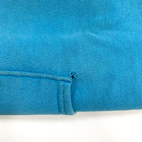 "Rare Color" 90's CHAMPION RW SWEAT PARKA Solid Turquoise XLサイズ USA製