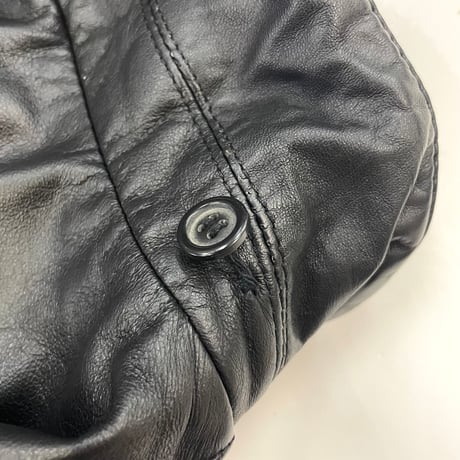 90's～ gross Cow Leather Half Coat