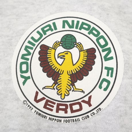 90's～ Fruit of the loom "YOMIURI VERDY" 両面 プリント スウェット Lサイズ