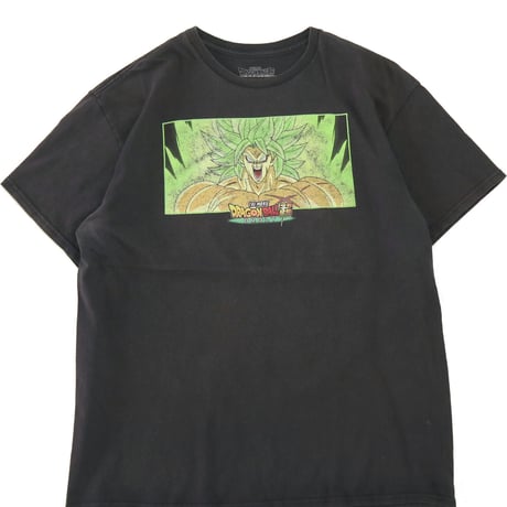 00's DRAGONBALL SUPER "Broly" 両面 プリント Tシャツ Lサイズ