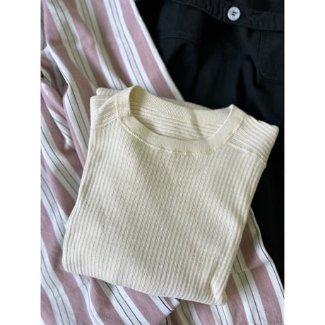 "Good Size" 70's Swedish ARMY Solid LS Tee 7サイズ