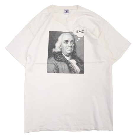 90'～00's DELTA "Benjamin Franklin" 両面 プリント Tシャツ XLサイズ