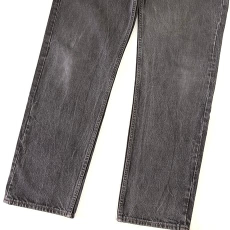 80's Levi's 501 "先染め" Black Denim Pants W36 USA製