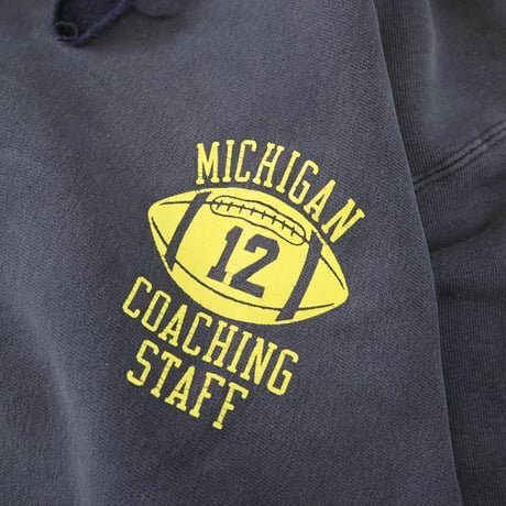 80's CHAMPION RW SWEAT PARKA "MICHIGAN" 4段 プリント XLサイズ USA製
