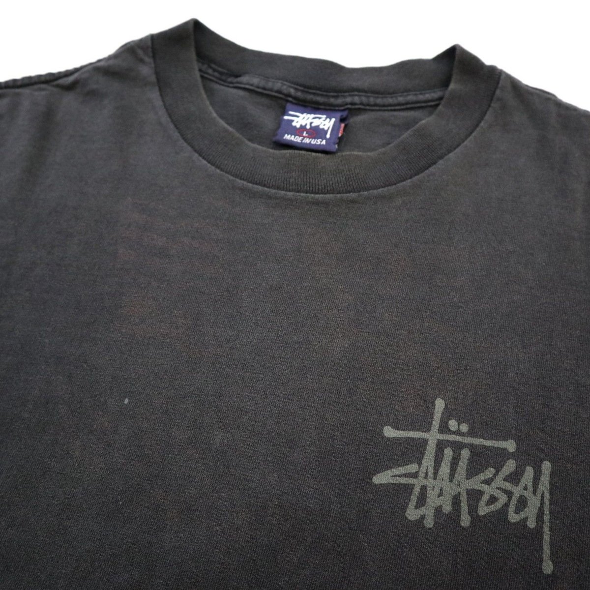 新価格版 OLD STUSSY Tシャツ 90s Made in USA 紺タグ(N) - トップス