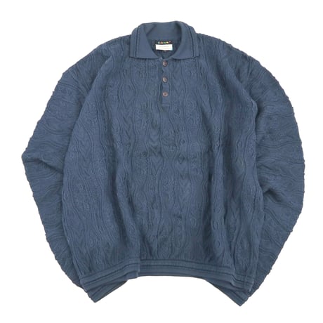 90's～ COOGI "3D" Cotton Knit Sweater 4XLサイズ AUSTRALIA製