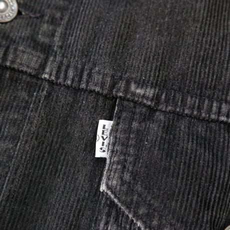 Levi's 70505 "LVC" "Black" Corduroy Trucker Jacket 42サイズ Turkey製