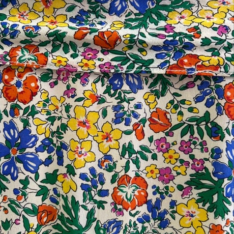 ～90's SILK STUDIO Frower Print Silk One Piece