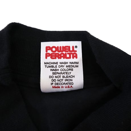 Deadstock 80's POWELL PERALTA "TONY HAWK" L/S Tシャツ Lサイズ USA製