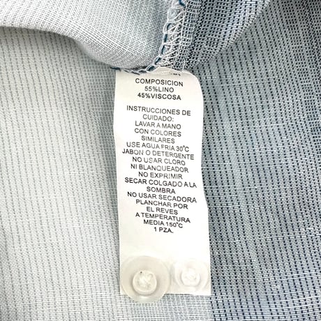 00's CUBAVERA Linen Rayon Cuba Shirt Lサイズ