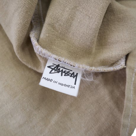90's OLD STUSSY LS Work Shirt