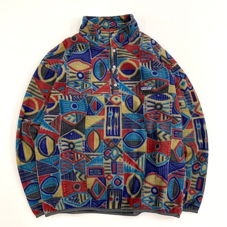 90's Patagonia フリース スナップT "アボリジニ" Lサイズ USA製