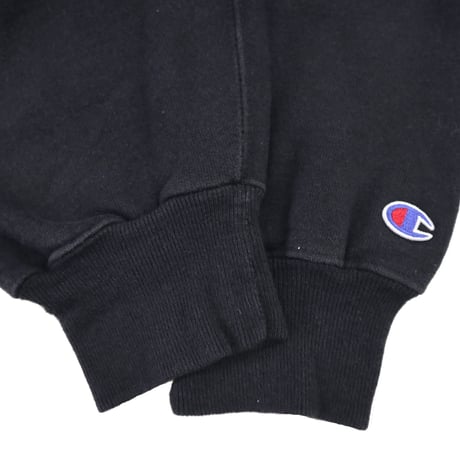 90's CHAMPION RW SWEAT "Full Snap" Black XLサイズ USA製