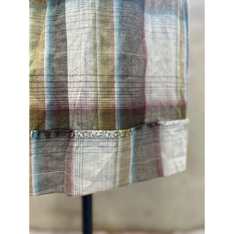 Autreton Ombre Check Cotton Onepiece