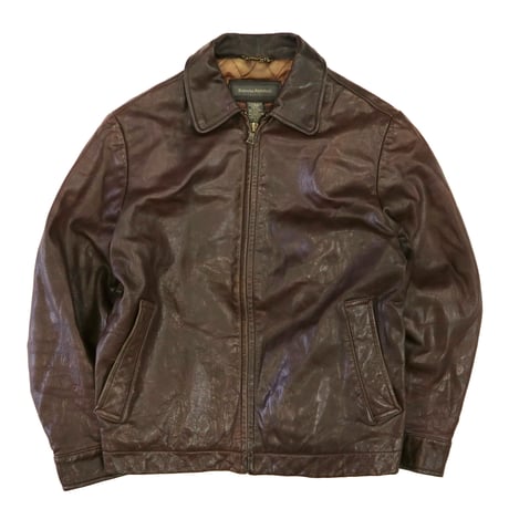 ～00's Banana Republic Single Leather Jacket Dark Brown XSサイズ