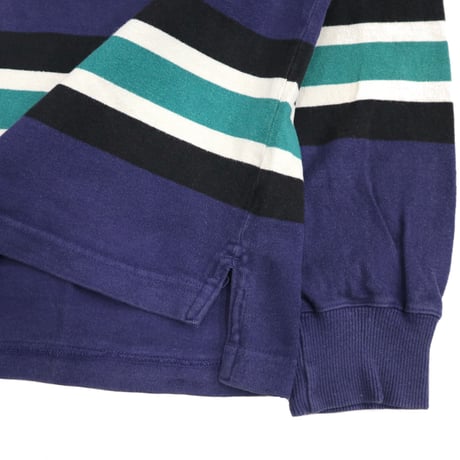 80's～90's Eddie Bauer "Wide Border" LS Tee Lサイズ