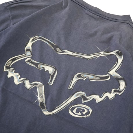 90's ONEITA "FOX Racing" 両面 プリント Tシャツ Lサイズ