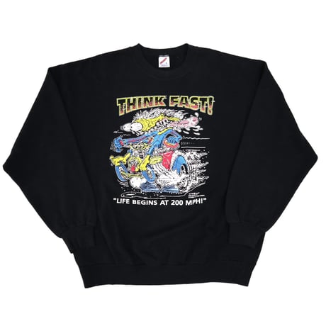 90’s Jerzees ED ROTH "RAT FINK" Sweat USA製 Lサイズ