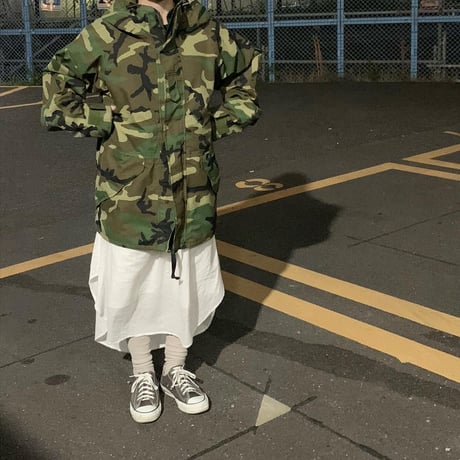 90's US ARMY ECWCS Gore Tex Jacket Woodland Camo MR