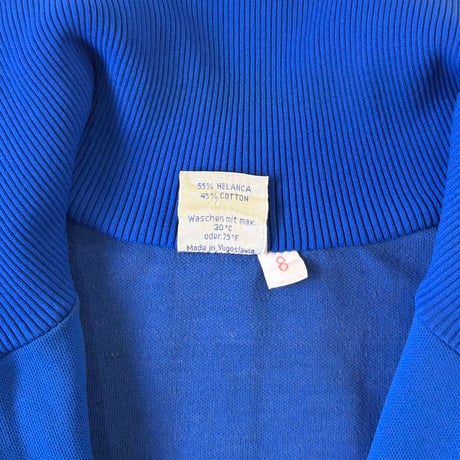 "Big Size" 70's Adidas "No Trefoil" Track Jersey Top YUGOSLAWIA製