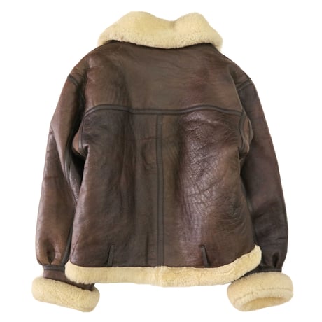 ～00's Mouton Leather "B3 Type" Sherpa Jacket Lサイズ