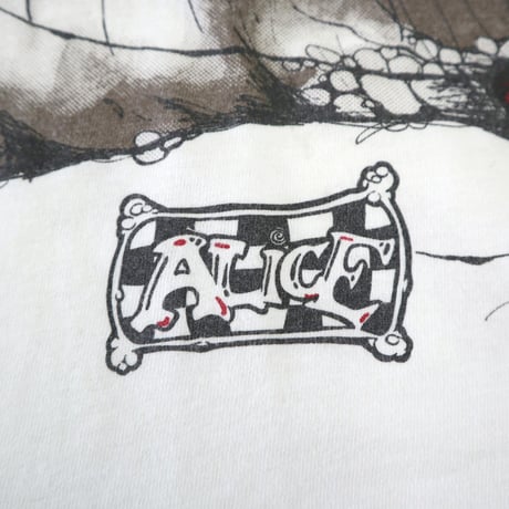 90's ANDAZIA Alice in Wonderland "チェシャ猫" プリント Tシャツ Mサイズ USA製