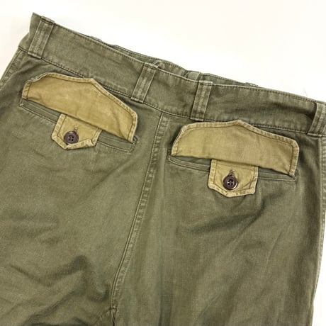60's French ARMY "M-47" HBT Cargo Pants 21