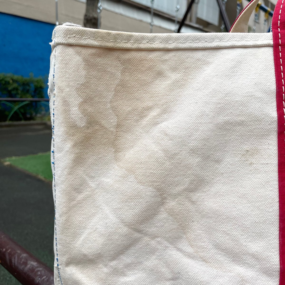 ビンテージ LL BEAN 2色タグ トートバッグ BOAT AND TOTE L.L.BEAN エルエルビーン 80年代 USA製 2色タグ ボート アンド