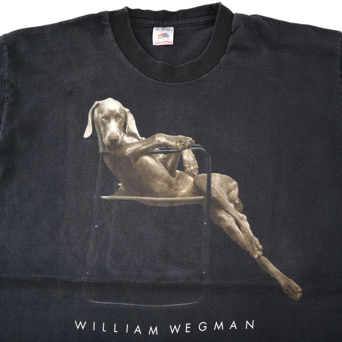 【希少】90s William Wegman ドックプリント Tシャツ XL