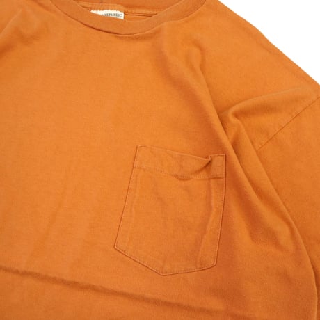 80's～ OLD Banana Republic "Solid" Pocket Tee XLサイズ USA製