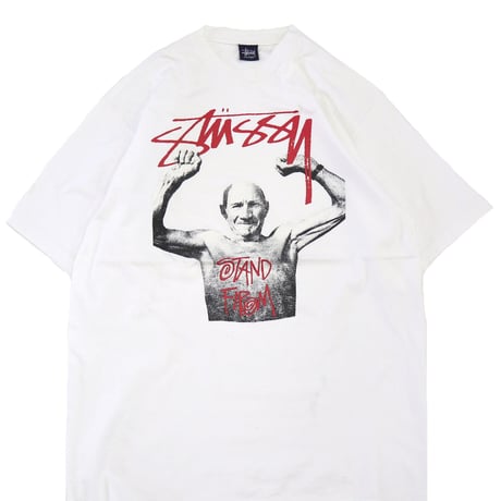 90's～00's OLD STUSSY "STAND FIRM" Tシャツ XLサイズ