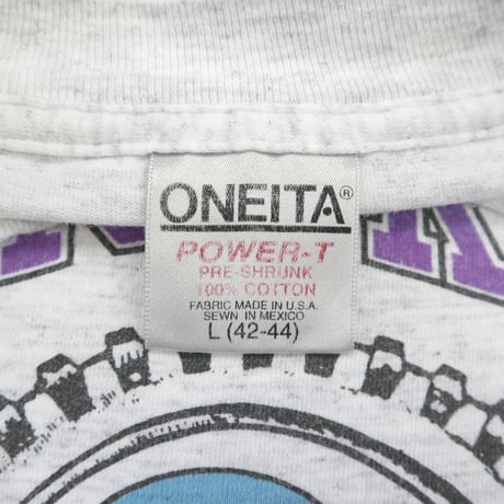 90's ONEITA "POPEYE" プリント Tシャツ 霜降りグレー Lサイズ