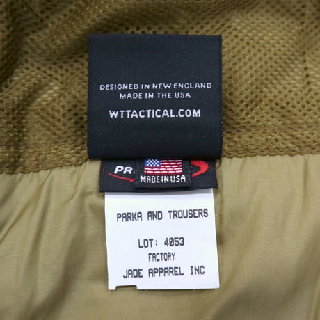 Wild Things Tactical Level7 PrimaLoft Jacket "USMC" "Happy Suit" Coyote MEDIUM REGULAR