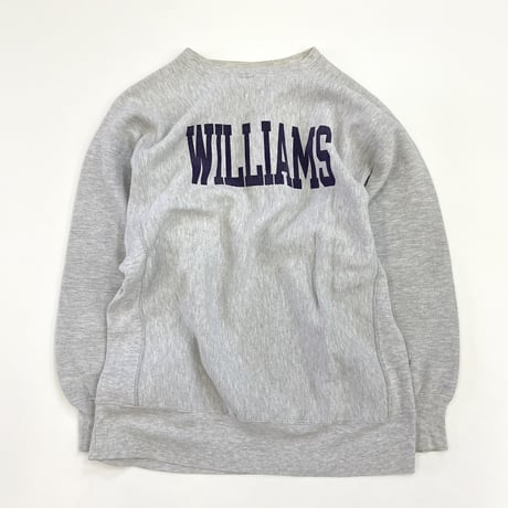 90's CHAMPION RW SWEAT "WILLIAMS" 両面 染み込み プリント XLサイズ USA製