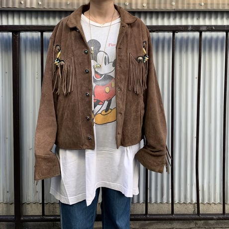 90's～ HOUSTON Suede Leather Jacket