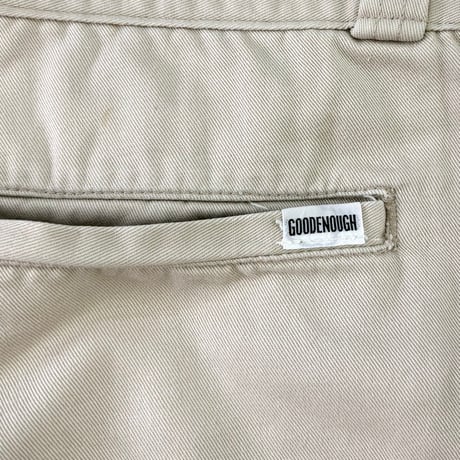 90's GOODENOUGH Chino Cross Pants Lサイズ