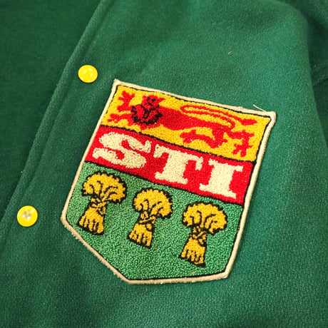 50's～60's Bonwitt Wool Pharaoh (Car Club) Jacket Green