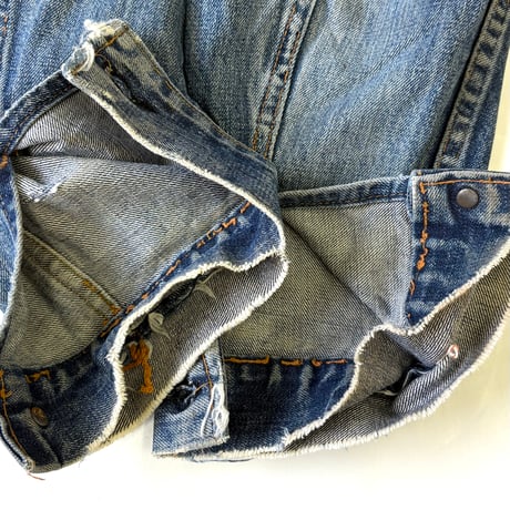 "boro" ～70's Levi's "71205" "Big E" Denim Trucker Jacket (fits 40)