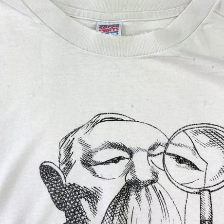 90's SOFFE "Largely Literary" "Conan Doyle" Tシャツ Lサイズ USA製