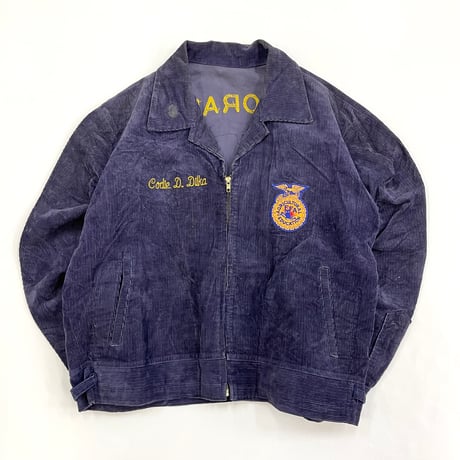 "Special Size" "Good Fade" 80's～90's FFA Corduroy Jacket (fits 50inch)