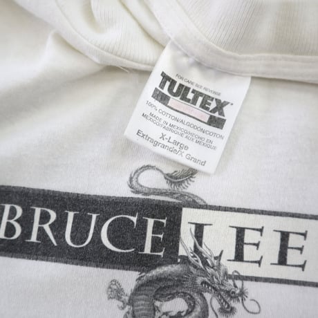 90's～ Tultex "Bruce Lee" 両面 プリント Tシャツ XLサイズ