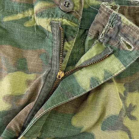 60's US ARMY "ERDL" Jungle Fatigue Pants Medium Regular