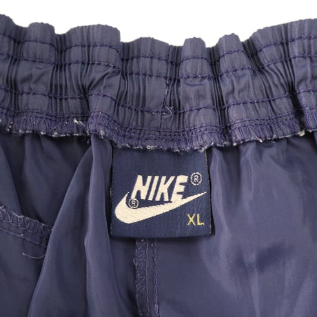 80's NIKE "紺タグ" "縦ナイキ" Nylon Pants XLサイズ