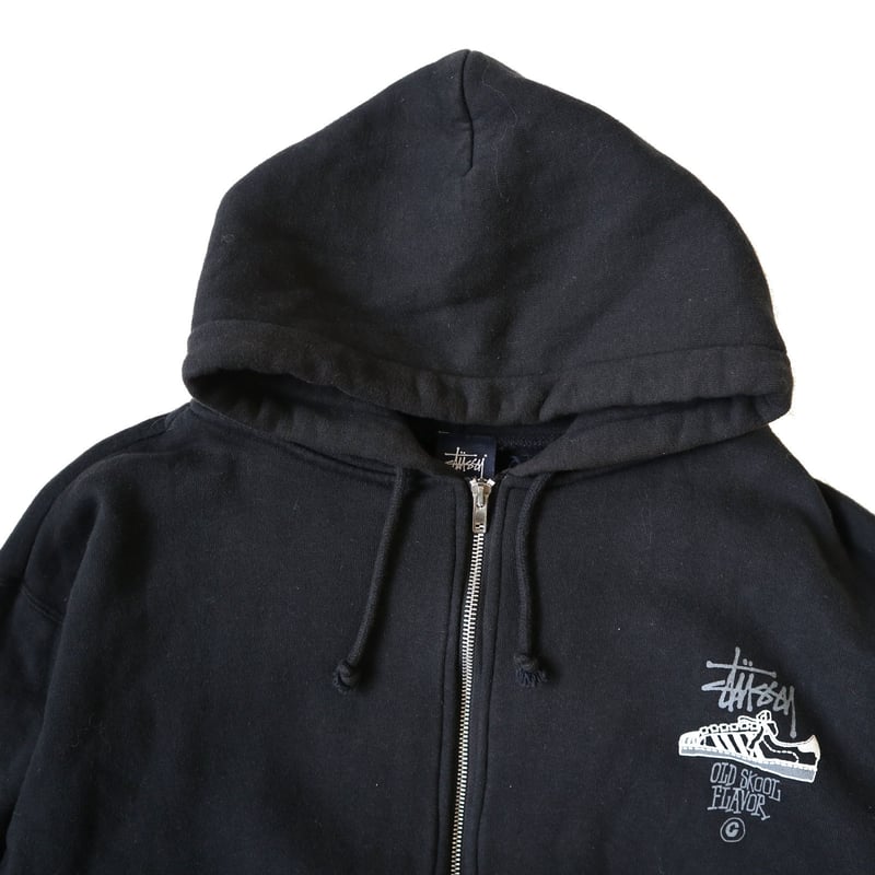 90's後期～ STUSSY フルジップ スウェットパーカー 