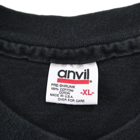 90's anvil "DANZIG" "袖プリント" LS Tシャツ XLサイズ USA製