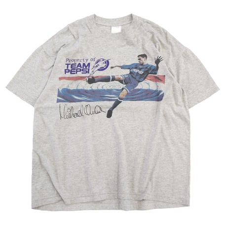 90's～ Team PEPSI "Michael Owen" プリント Tシャツ